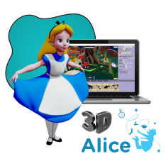 Alice 3d - КИБЕРшкола программирования для детей, компьютерные курсы для школьников, начинающих и подростков - KIBERone г. Санкт-Петербург