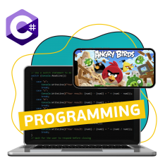 Программирование на C#. Удивительный мир 2D-игр - КИБЕРшкола программирования для детей, компьютерные курсы для школьников, начинающих и подростков - KIBERone г. Санкт-Петербург